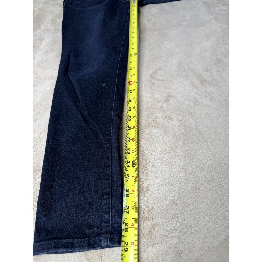 Democracy Jeans AB Solution Womens 10 Blue Dark Wash Skinny Leg High Rise - Picture 10 of 12